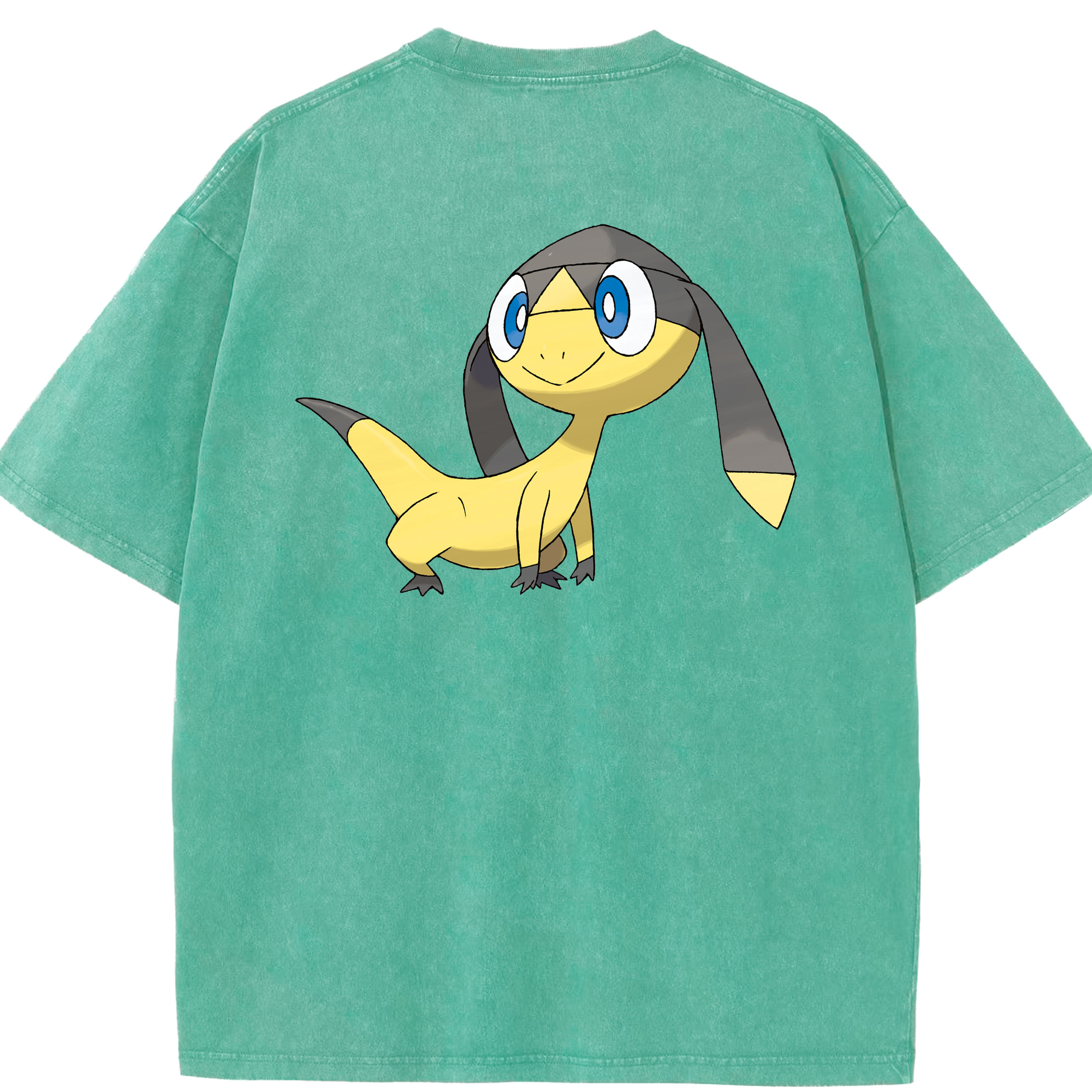 （画像用） ポケットモンスター Pokémon 綿100% ヴィンテージ風 半袖Tシャツ（背面プリント）